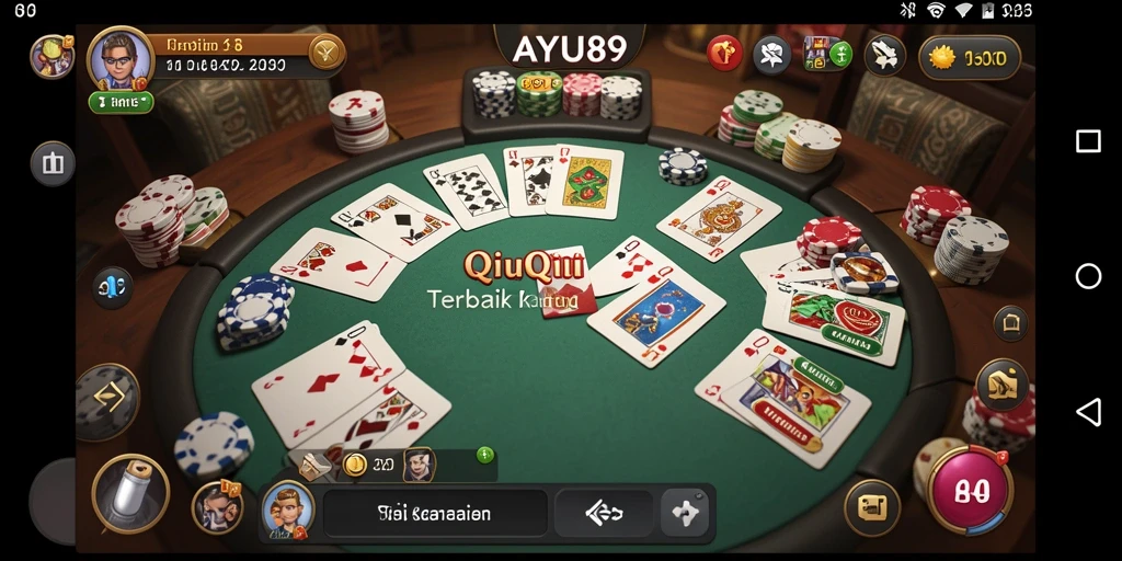 Gambaran gameplay AYU89 dengan suasana seru QiuQiu.