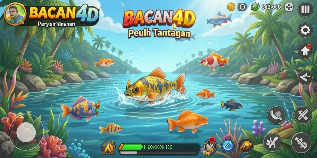 Gameplay seru memancing ikan besar di BACAN4D.