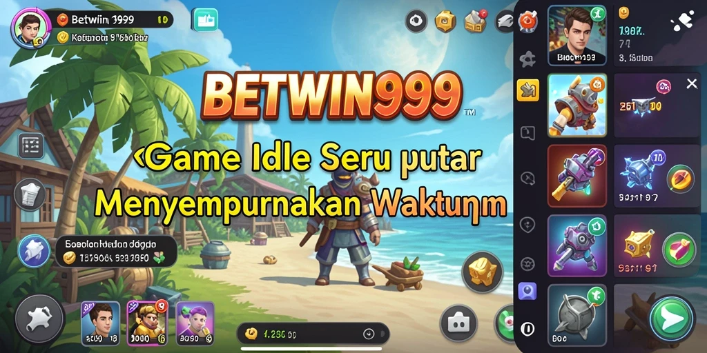 Tampilan gameplay <strong>BETWIN999</strong> yang menarik dengan elemen Idle yang menawan.