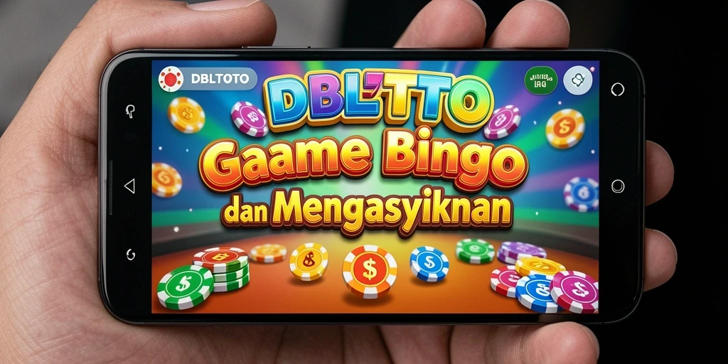 Tampilan gameplay seru dalam aplikasi DBLTOTO Bingo.