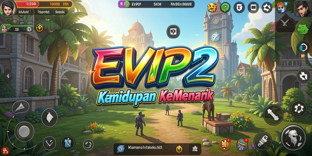 Tampilan gameplay <strong>EVIP2</strong> yang menarik dan interaktif di dunia virtual.
