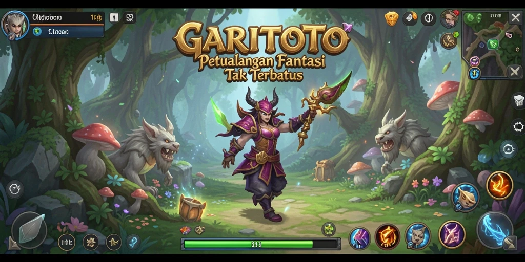 Gameplay GARITOTO yang menawan dalam dunia fantasi.