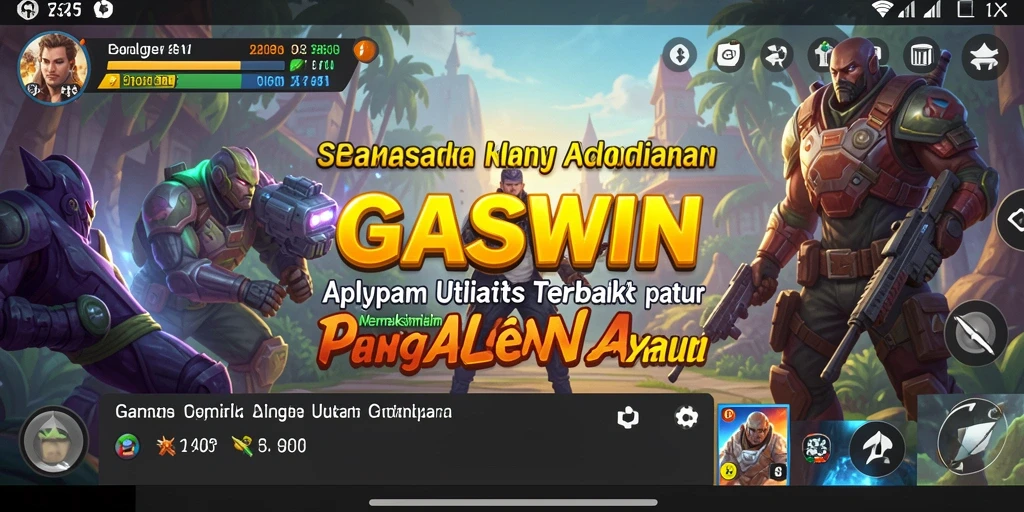 Tampilan antarmuka GASWIN yang menarik dan fungsional.