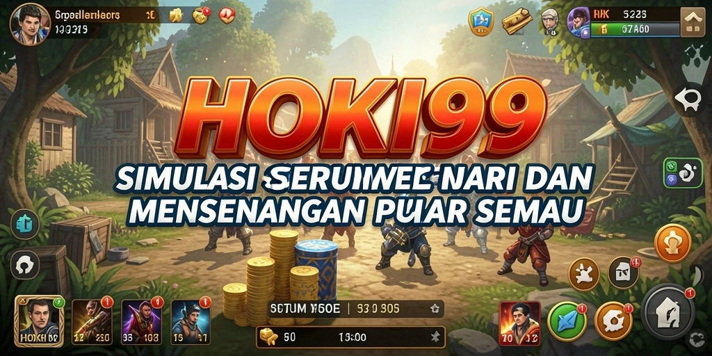 Tampilan gameplay HOKI99 yang menarik dan interaktif.
