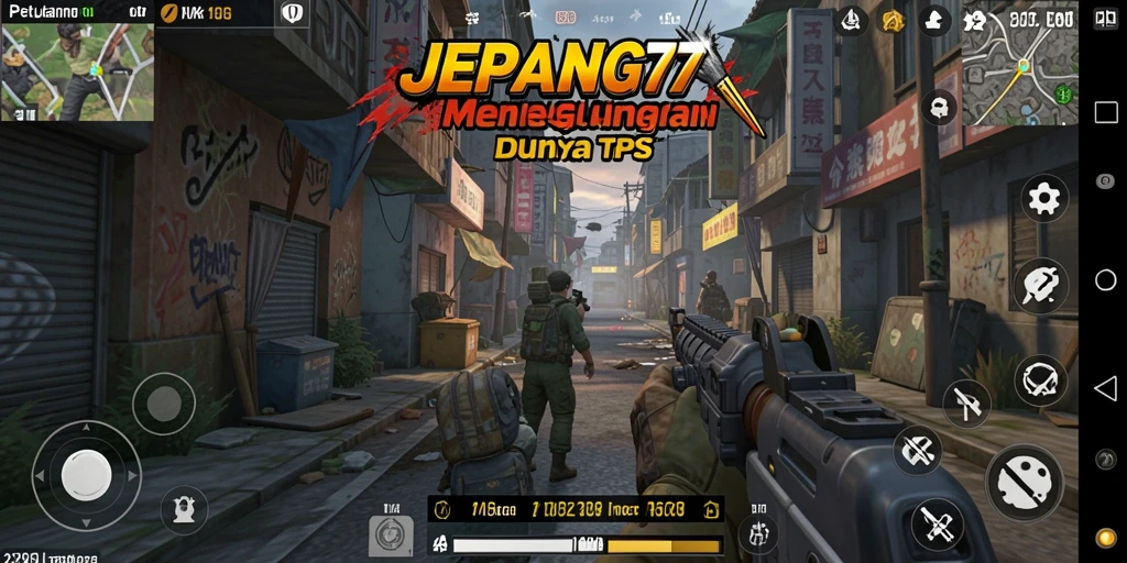 Tampilan menarik dari gameplay menegangkan JEPANG77 di TPS.