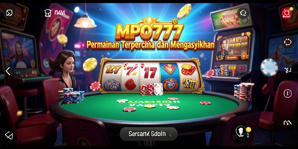 Tampilan gameplay MPO777 yang seru dan interaktif di kasino.