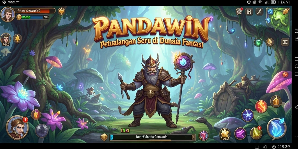 Gameplay yang menakjubkan dalam petualangan fantasi.