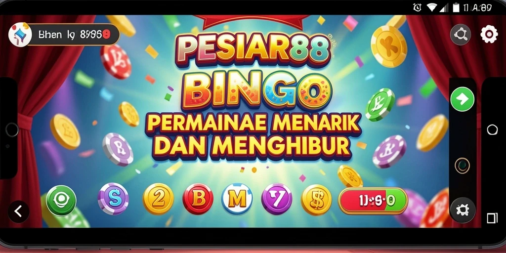 Tampilan gameplay PESIAR88 dengan keseruan Bingo.