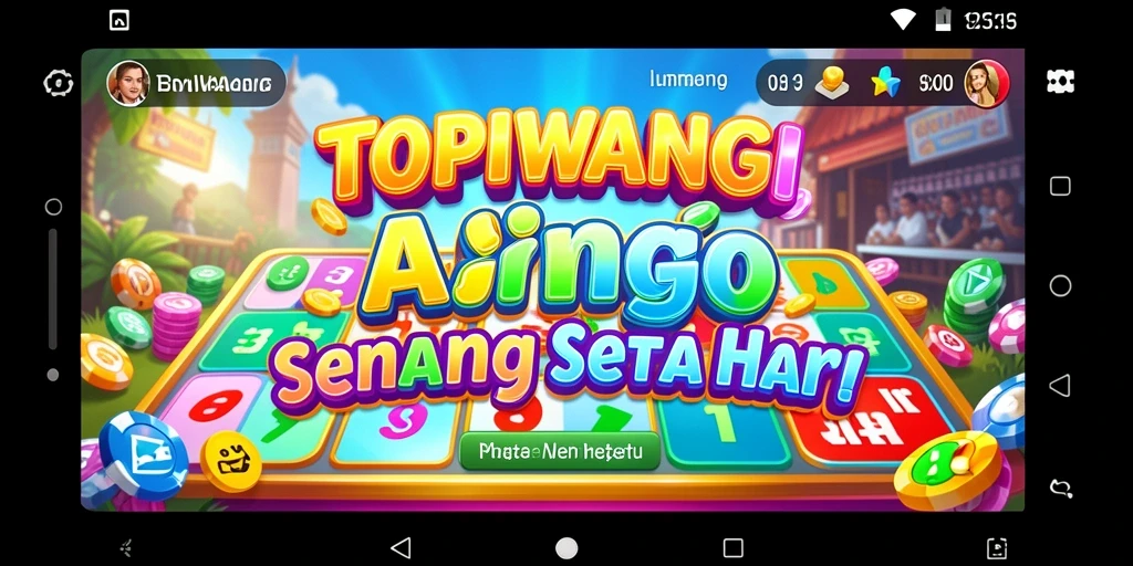Tampilan gameplay seru dalam aplikasi Bingo TOPIWANGI