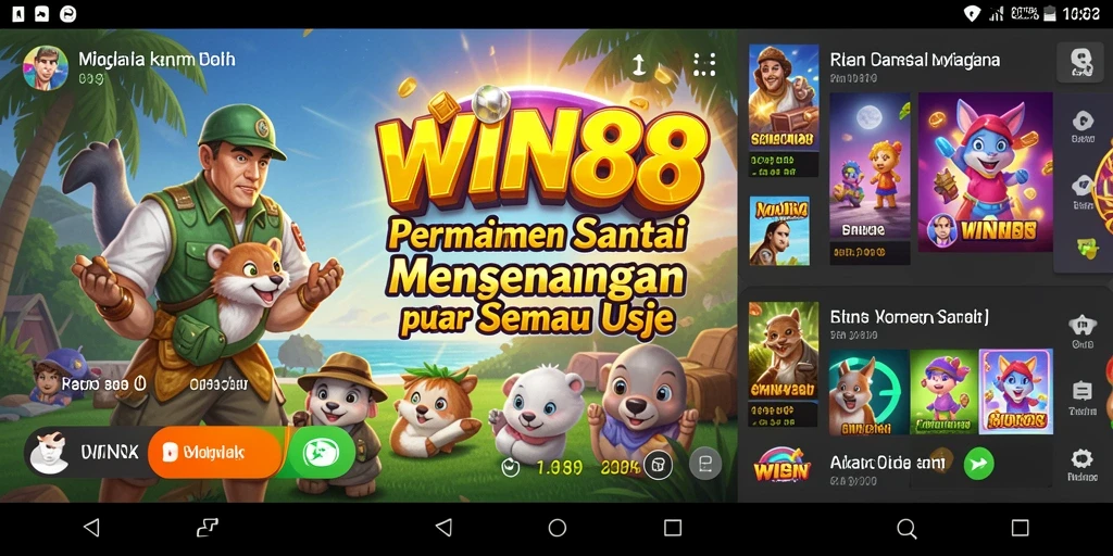 Tampilan gameplay menarik dan seru dari WIN88.