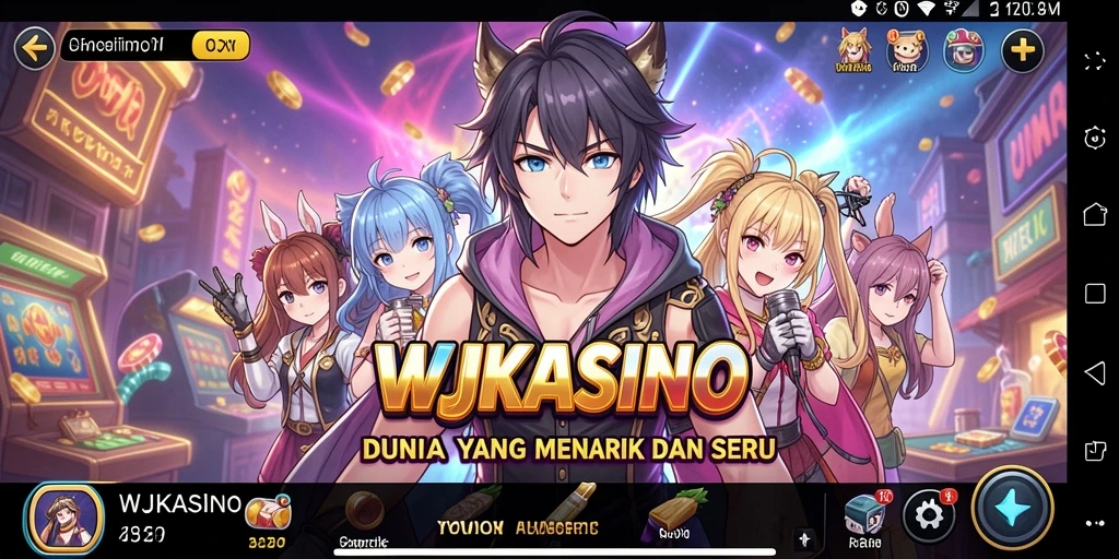 Tampilan gameplay WJKASINO yang menarik dan penuh warna.